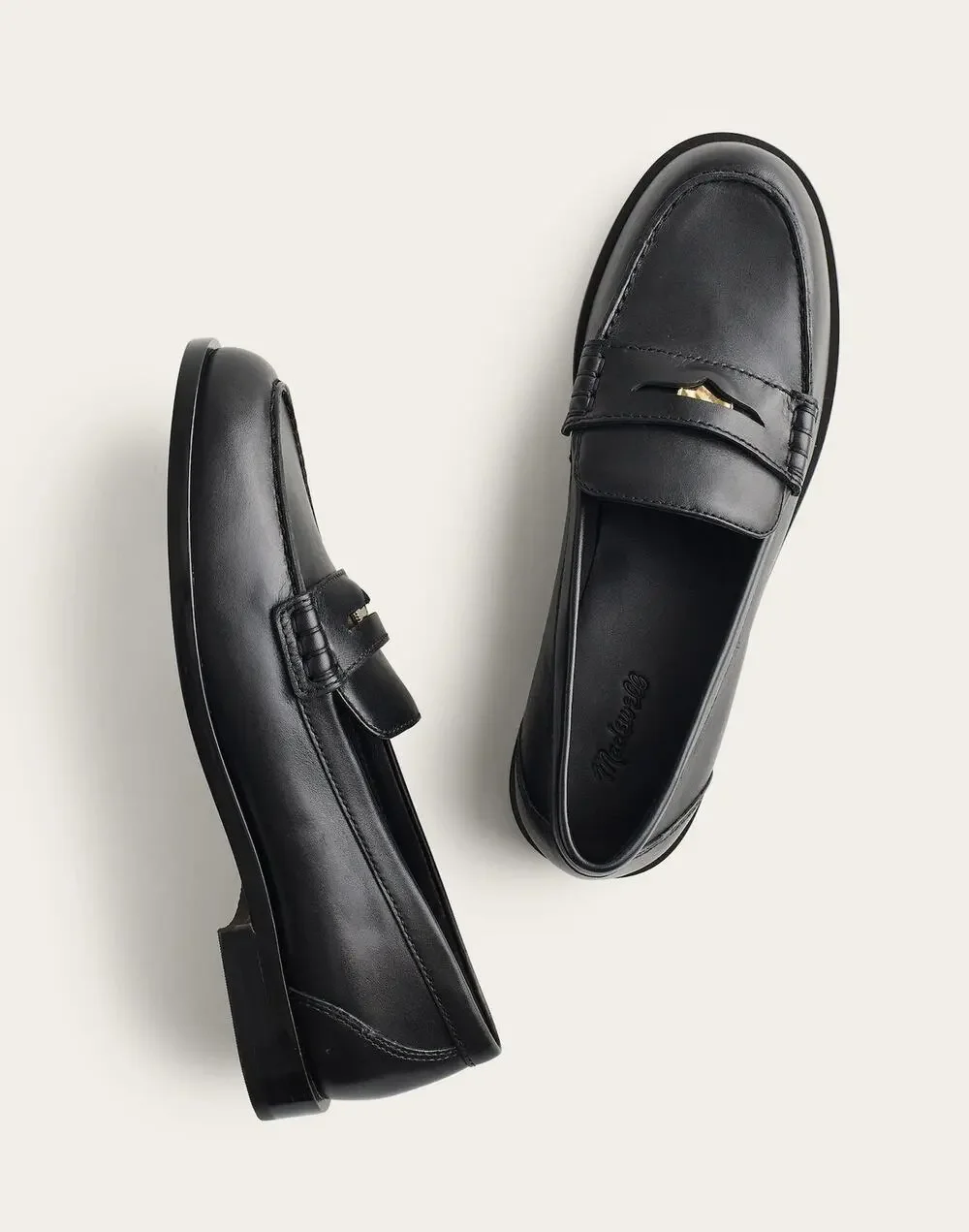 NEW The Grayson Penny Loafer Men's True Black Size 8